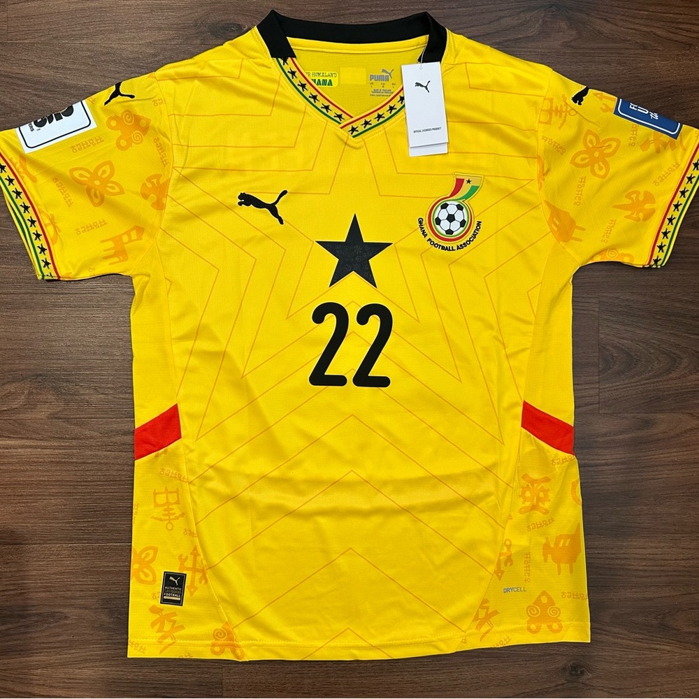 Ghana Black Stars National Team Kamaldeen Sulemana Soccer Football Jersey